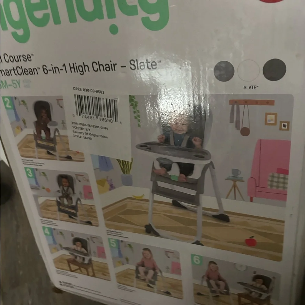 Ingenuity Full Course 6-in-1 High Chair - Slate - Picture 3 of 3